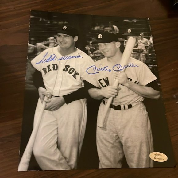 Other - Mickey mantle Ted Williams signed 8x10 photo